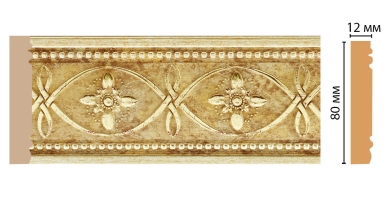 Молдинг Decomaster 150-933 ДМ, 80x12x2400 мм
