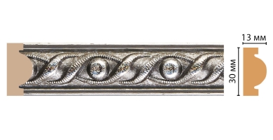 Молдинг Decomaster 157-44 ДМ, 30x13x2400 мм