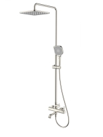 Душевая стойка Wonzon & Woghand Tetra WW-841214-BN никель брашированный Душевая стойка Wonzon & Woghand Tetra WW-841214-BN никель брашированный