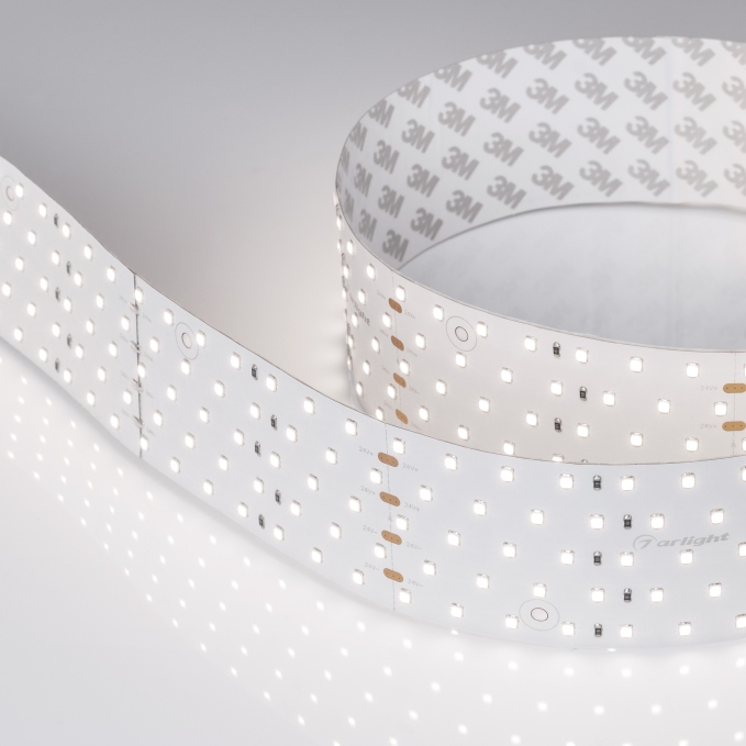 Светодиодная лента RT 2-2500 24V Day4000 5x2 (2835, 875 LED, CRI98), Arlight, 025163, изображение 3 Светодиодная лента RT 2-2500 24V Day4000 5x2 (2835, 875 LED, CRI98), Arlight, 025163, изображение 3
