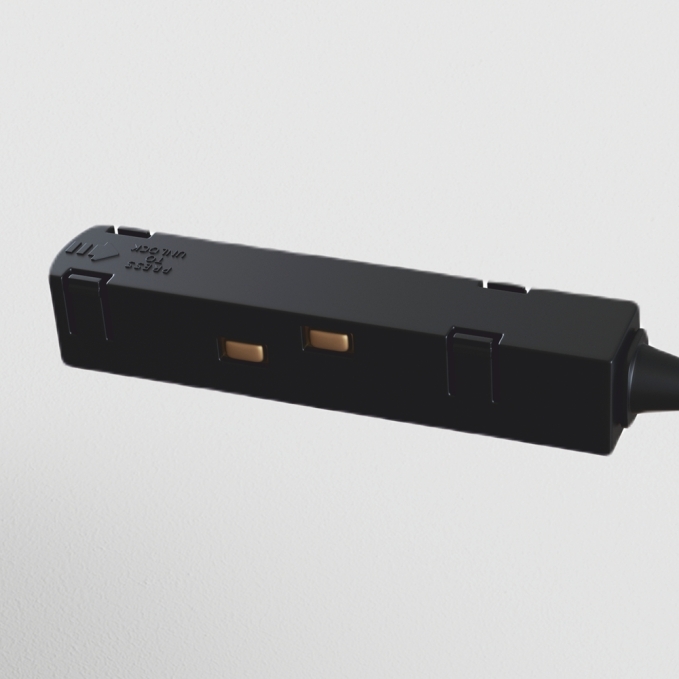Коннектор питания угловой S35 черный, TRA004CPC-22B, изображение 2 Коннектор питания угловой S35 черный, TRA004CPC-22B, изображение 2