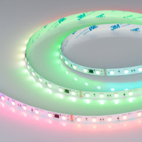 Светодиодная лента DMX-B60-10mm 24V RGB-PX6 (14 W/m, IP20, 5060, 5m), Arlight, 039183