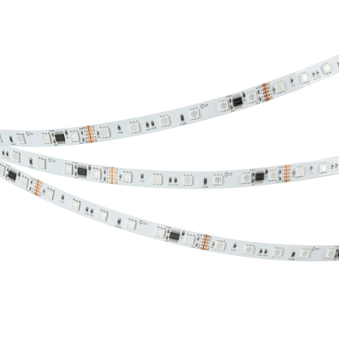 Светодиодная лента DMX-B60-10mm 24V RGB-PX6 (14 W/m, IP20, 5060, 5m), Arlight, 039183, изображение 3 Светодиодная лента DMX-B60-10mm 24V RGB-PX6 (14 W/m, IP20, 5060, 5m), Arlight, 039183, изображение 3