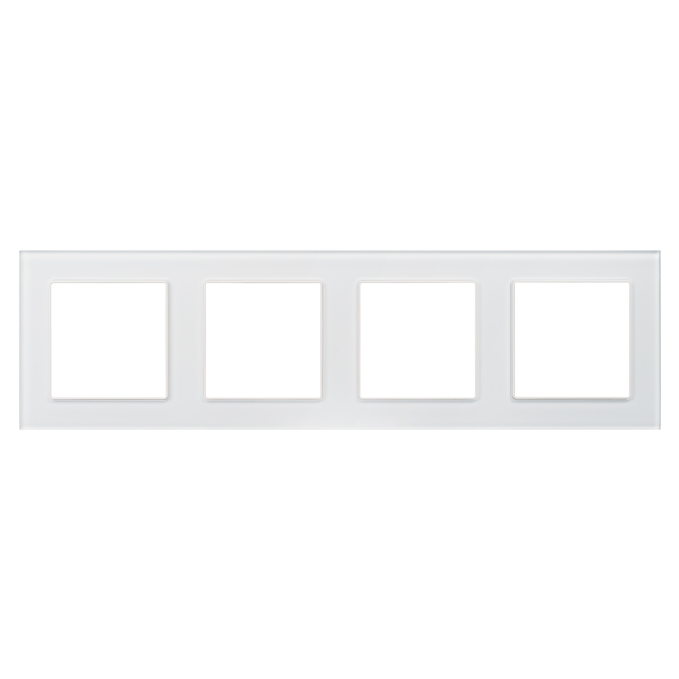 Рамка стеклянная FRM-GLARE-GS-4-WH, Arlight, 043802, изображение 3 Рамка стеклянная FRM-GLARE-GS-4-WH, Arlight, 043802, изображение 3