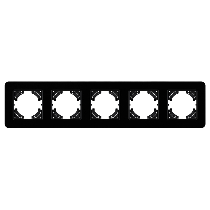 Рамка стеклянная FRM-OMALI-GS-5-BK, Arlight, 049705, изображение 2 Рамка стеклянная FRM-OMALI-GS-5-BK, Arlight, 049705, изображение 2