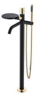 Смеситель напольный Boheme Stick 129-BG золото