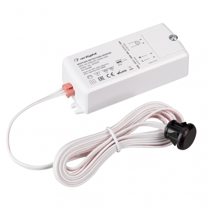 ИК-датчик SR2-IN-S98x35-200W-WH (230V, 5A, DOOR), Arlight, 041987, изображение 1 ИК-датчик SR2-IN-S98x35-200W-WH (230V, 5A, DOOR), Arlight, 041987, изображение 1