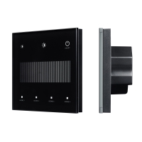 INTELLIGENT ARLIGHT Сенсорная панель SMART-DALI-301-11-1G-4SC-DIM-IN Black (BUS/24V, Touch, 2.4G), Arlight, 046547 INTELLIGENT ARLIGHT Сенсорная панель SMART-DALI-301-11-1G-4SC-DIM-IN Black (BUS/24V, Touch, 2.4G), Arlight, 046547