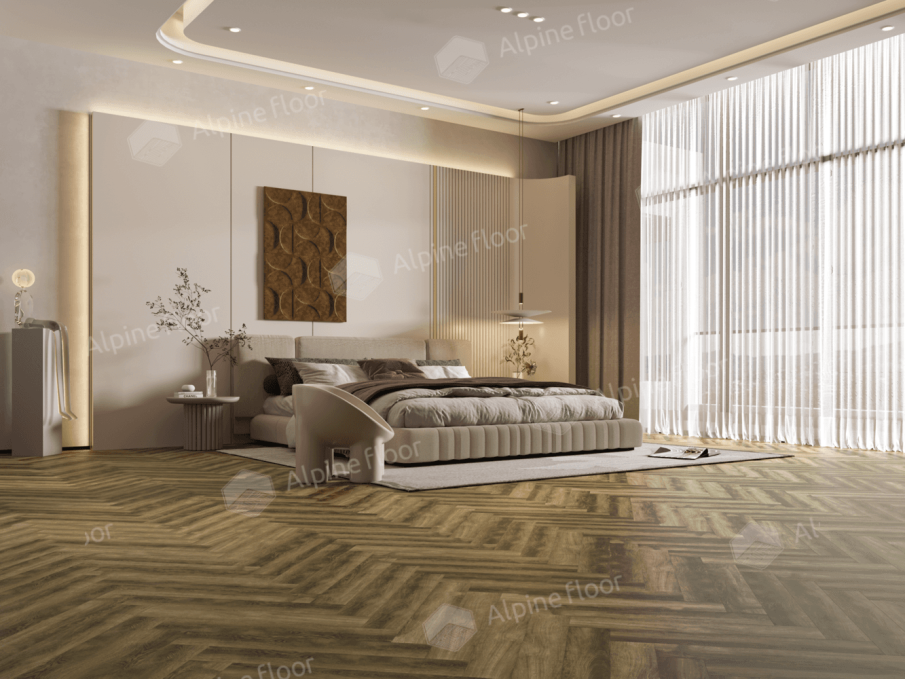 Ламинат Alpine Floor Herringbone 8 Pro Дуб Марсель, LF102-9 Ламинат Alpine Floor Herringbone 8 Pro Дуб Марсель, LF102-9