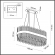 Люстра G9 24*33W 220V FOCCO HALL ODL22 647 ODEON LIGHT 4722/24, схема товара Люстра G9 24*33W 220V FOCCO HALL ODL22 647 ODEON LIGHT 4722/24, схема товара