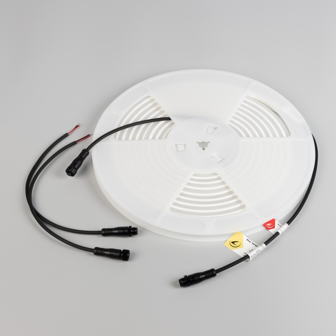 Светодиодная лента герметичная WAVE-TOP-PU-A144-10x10mm 24V Warm2700 (5 W/m, IP68, 5m, wire x2), Arlight, 052433, изображение 2 Светодиодная лента герметичная WAVE-TOP-PU-A144-10x10mm 24V Warm2700 (5 W/m, IP68, 5m, wire x2), Arlight, 052433, изображение 2