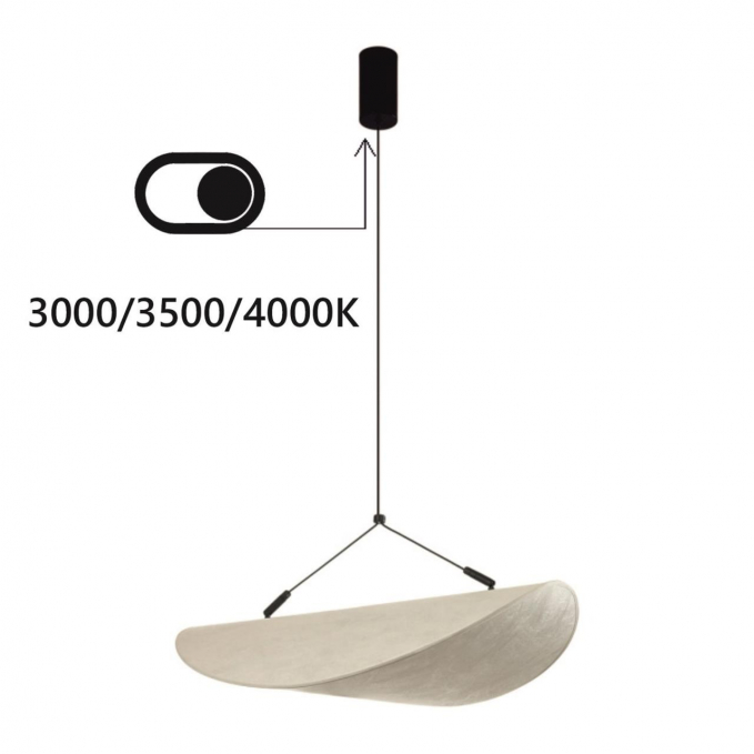 Подвесной светильник IP20 LED 20W 3000/3500/4000K 220V SILK L-VISION ODL25 191 ODEON LIGHT 7067/30L, изображение 1