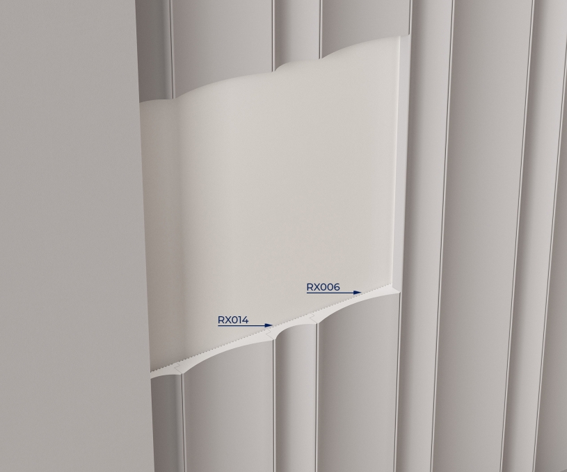 Рейка Cosca Decor RX014 31х12x2800 мм, Экополимер Рейка Cosca Decor RX014 31х12x2800 мм, Экополимер