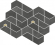 Мозаика Italon Continuum Petrol Mosaico Jewel 31.1x38.2, 620110000180 Мозаика Italon Continuum Petrol Mosaico Jewel 31.1x38.2, 620110000180