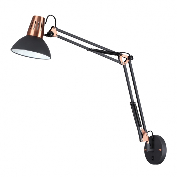 Бра-трансформер с выключателем E27 60W 220V KAPAL MODERN ODL17 459 ODEON LIGHT 3318/1W, изображение 1 Бра-трансформер с выключателем E27 60W 220V KAPAL MODERN ODL17 459 ODEON LIGHT 3318/1W, изображение 1