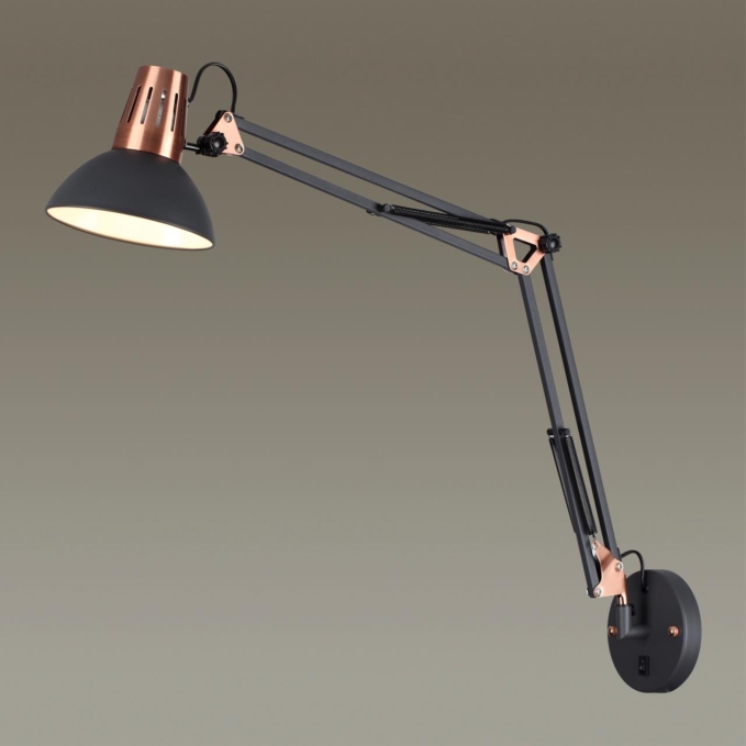 Бра-трансформер с выключателем E27 60W 220V KAPAL MODERN ODL17 459 ODEON LIGHT 3318/1W, фото на цветном фоне 1 Бра-трансформер с выключателем E27 60W 220V KAPAL MODERN ODL17 459 ODEON LIGHT 3318/1W, фото на цветном фоне 1