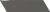 Настенная плитка Equipe Chevron Wall Dark Grey Right 5.2x18.6, 23359