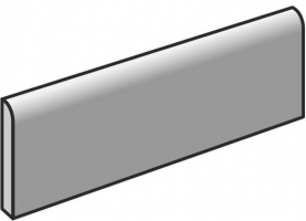 Плинтус Equipe Masia Bullnose Gris Oscuro 7.5x15, 21613