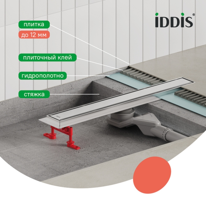 Лоток душевой Iddis Perfex 975B8SB00DZ