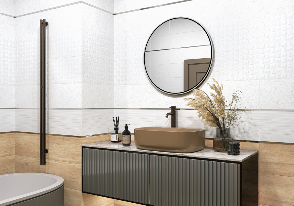 Настенная плитка Alma Ceramica Miloni 24.9x50, TWU2550MLN20 Настенная плитка Alma Ceramica Miloni 24.9x50, TWU2550MLN20