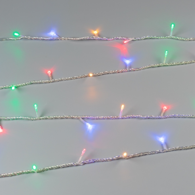 Светодиодная гирлянда ARD-STRING-HOME-5000-CLEAR-50LED-LIVE RGB (230V, 3.5W), Arlight, 025763, изображение 2