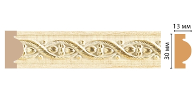Молдинг Decomaster 157-5 ДМ, 30x13x2400 мм