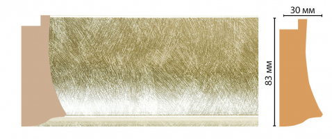 Багет Decomaster 552-373, 83x30x2900 мм