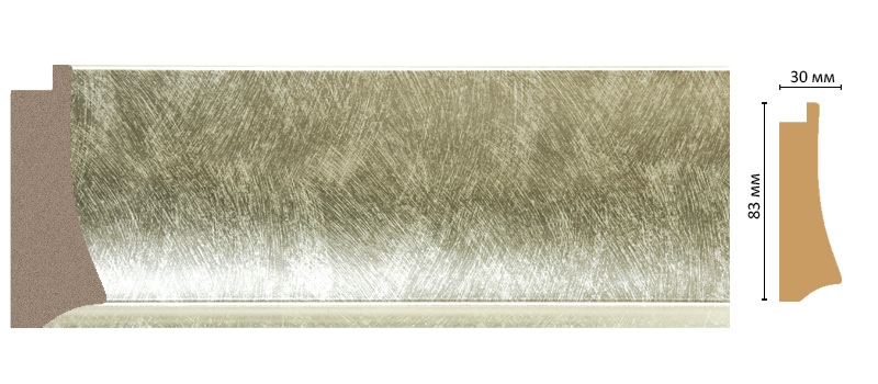 Багет Decomaster 552-373, 83x30x2900 мм Багет Decomaster 552-373, 83x30x2900 мм