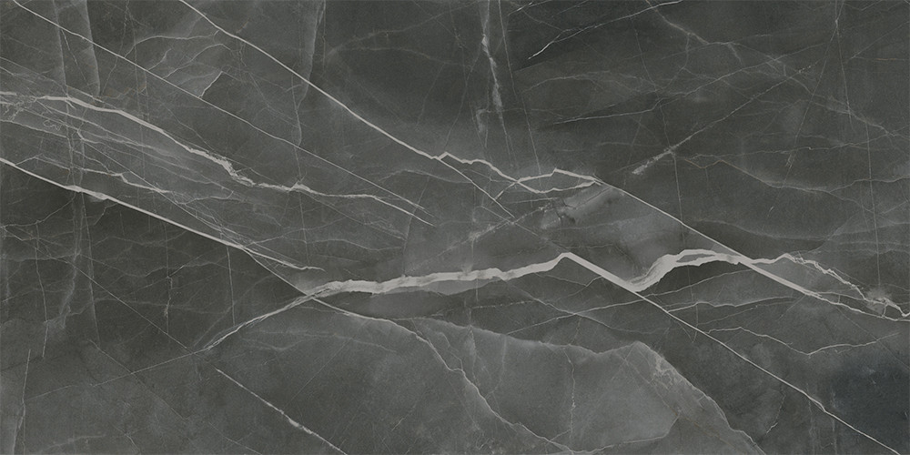 Керамогранит Vitra CityMarble Калакатта Блэк Лаппато R9 60x120, K951845LPR