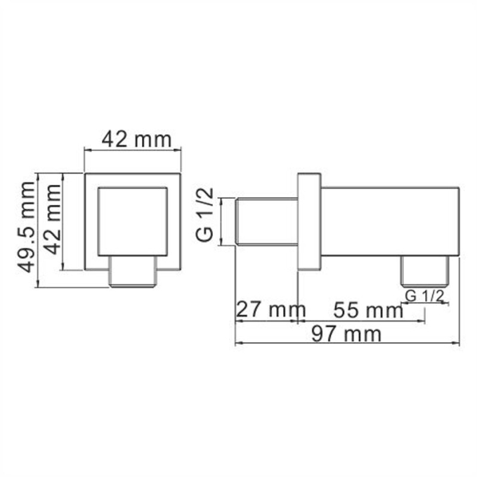 Подключение шланга WasserKRAFT A089 Подключение шланга WasserKRAFT A089