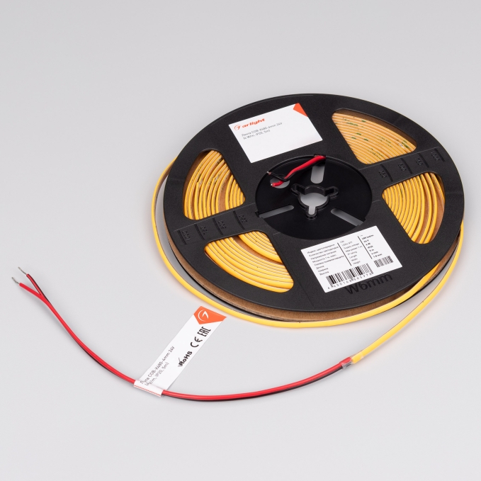 Светодиодная лента COB-X480-4mm 24V Gold (4 W/m, IP20, 5m), Arlight, 046908, изображение 3 Светодиодная лента COB-X480-4mm 24V Gold (4 W/m, IP20, 5m), Arlight, 046908, изображение 3