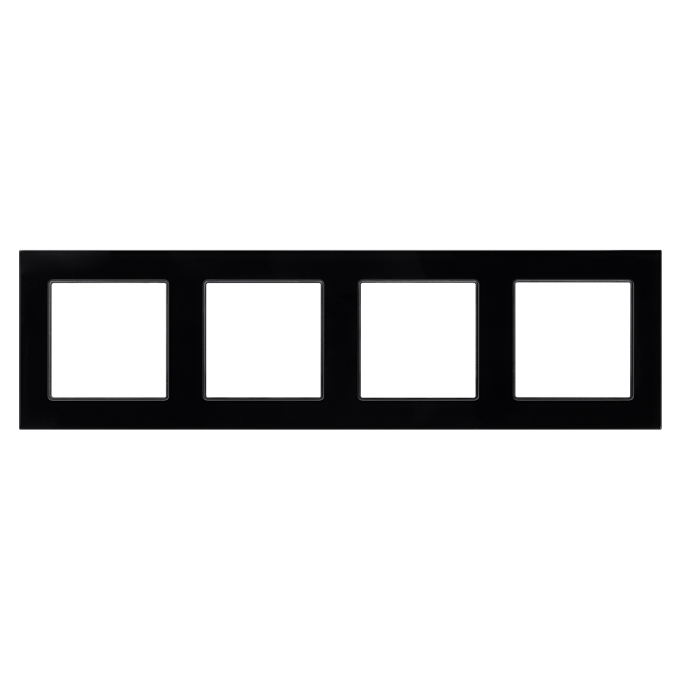 Рамка стеклянная FRM-GLARE-GS-4-BK, Arlight, 043803, изображение 3 Рамка стеклянная FRM-GLARE-GS-4-BK, Arlight, 043803, изображение 3