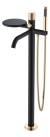 Смеситель напольный Boheme Stick 129-BG.2 золото