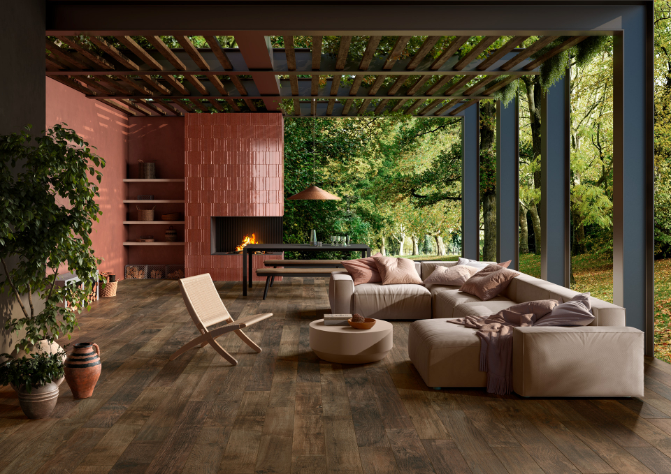 Керамогранит Ragno Nodis Chevron Natural Matt 11x54, RDLQ Керамогранит Ragno Nodis Chevron Natural Matt 11x54, RDLQ