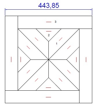 Модульный паркет LabArte инженерный Дуб Original №1-65 443x443x15/3 лак Хани Модульный паркет LabArte инженерный Дуб Original №1-65 443x443x15/3 лак Хани