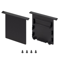 Заглушка SL-LINIA52-3L-F-LOW BLACK глухая, Arlight, 044706