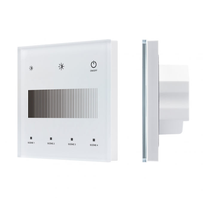 INTELLIGENT ARLIGHT Сенсорная панель SMART-DALI-301-11-1G-4SC-DIM-IN White (BUS/24V, Touch, 2.4G), Arlight, 046549, изображение 1 INTELLIGENT ARLIGHT Сенсорная панель SMART-DALI-301-11-1G-4SC-DIM-IN White (BUS/24V, Touch, 2.4G), Arlight, 046549, изображение 1