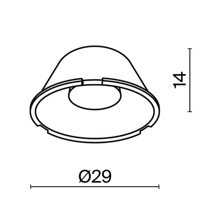 Линза 29 мм D 24°, Maytoni, LensD29-24
