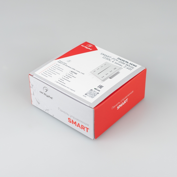 Панель Sens SMART-P29-DIM White (230V, 4 зоны, 2.4G), Arlight, 027103, изображение 2 Панель Sens SMART-P29-DIM White (230V, 4 зоны, 2.4G), Arlight, 027103, изображение 2