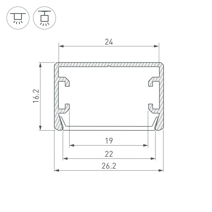 Профиль PLS-LOCK-H16-SMT-3000 ANOD, Arlight, 044805, изображение 3 Профиль PLS-LOCK-H16-SMT-3000 ANOD, Arlight, 044805, изображение 3