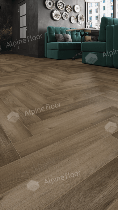 Ламинат Alpine Floor Herringbone 8 Pro Дуб Анжу, LF102-11 Ламинат Alpine Floor Herringbone 8 Pro Дуб Анжу, LF102-11