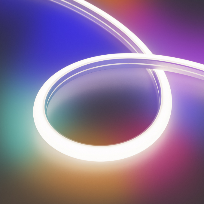 Светодиодная лента герметичная DMX MOONLIGHT-TOP-B84-16x15mm 24V RGB-PX7 360deg (18 W/m, IP67, 5m, wire x2), Arlight, 045437, изображение 2