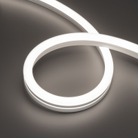 Светодиодная лента герметичная MOONLIGHT-SIDE-A140-12x24mm 24V Day5000 (9.6 W/m, IP68, 5m, wire x2), Arlight, 042800