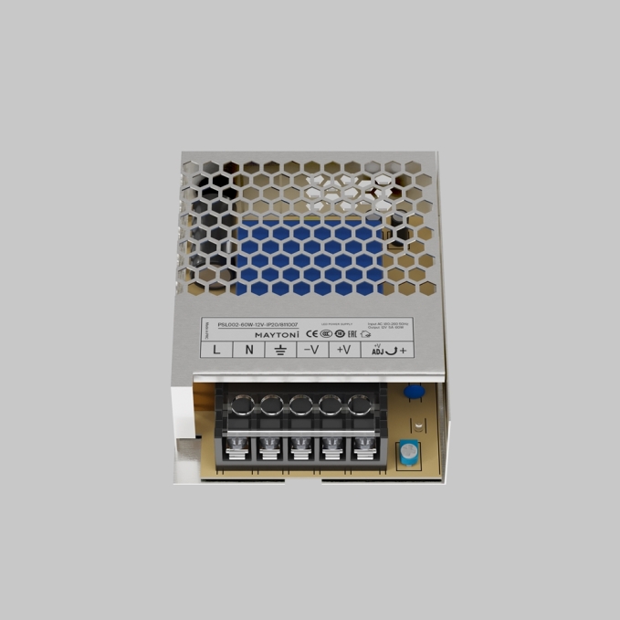 Источник напряжения PSL002 12В 60Вт IP 20 811007, 811007, изображение 2 Источник напряжения PSL002 12В 60Вт IP 20 811007, 811007, изображение 2