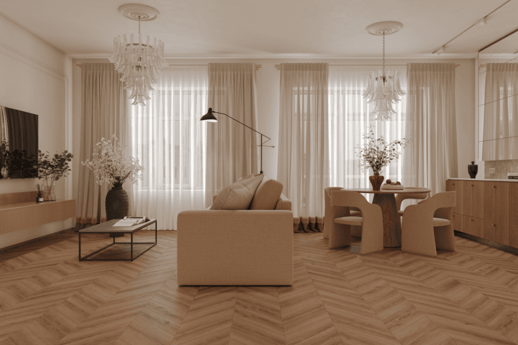 Каменный ламинат SPC Tulesna Art Chevron Unico, 1011-5 Каменный ламинат SPC Tulesna Art Chevron Unico, 1011-5