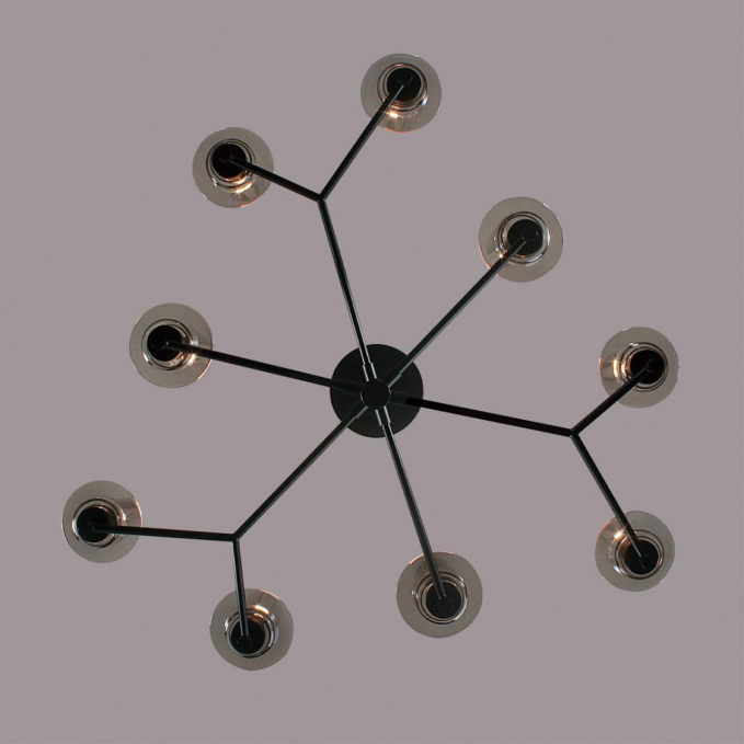 Люстра потолочная E14 9*40W 220V MADONNA CLASSI Люстра 100 LUMION 6555/9C, фото на цветном фоне 1