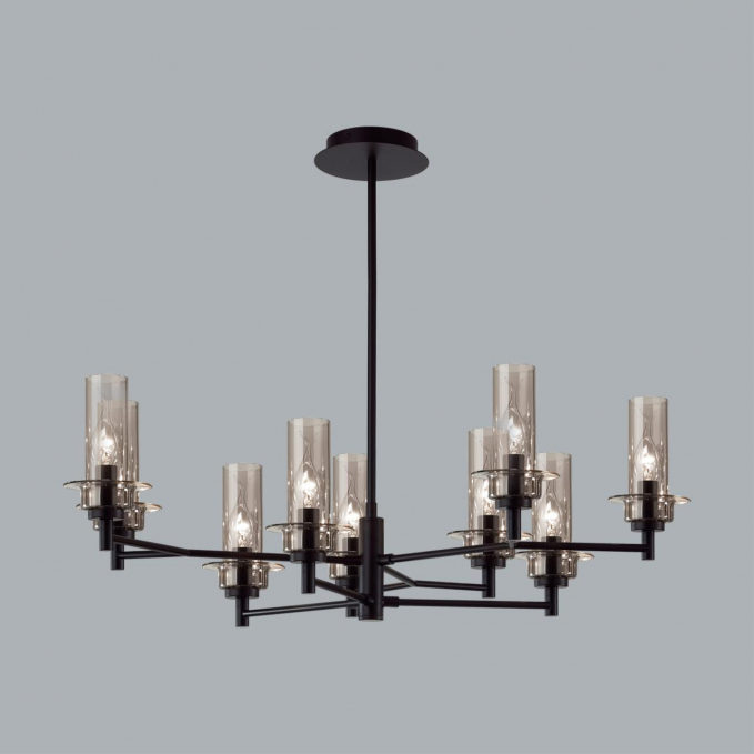 Люстра потолочная E14 9*40W 220V MADONNA CLASSI Люстра 100 LUMION 6555/9C, фото на цветном фоне 2