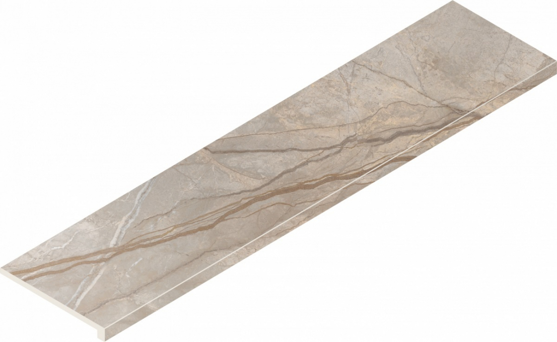 Ступень Italon Stellaris Elegant Silver угловая правая 33x120, 620070002602 Ступень Italon Stellaris Elegant Silver угловая правая 33x120, 620070002602