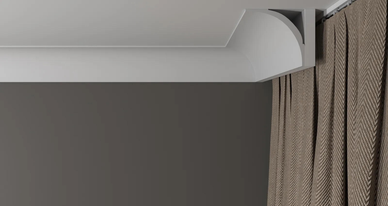 Карниз Decor-Dizayn DD46, 88x85x2000 мм Карниз Decor-Dizayn DD46, 88x85x2000 мм