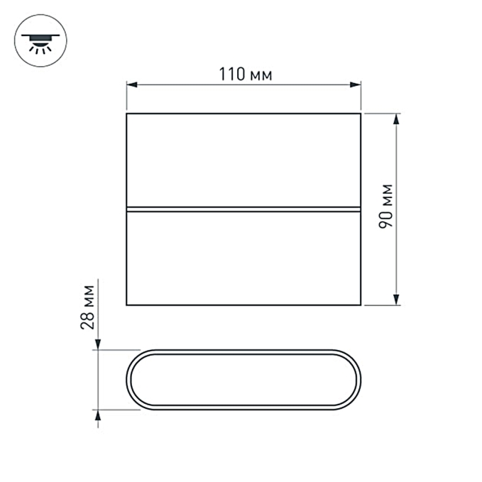 Светильник SP-Wall-110WH-Flat-6W Day White, Arlight, 021086, изображение 7 Светильник SP-Wall-110WH-Flat-6W Day White, Arlight, 021086, изображение 7